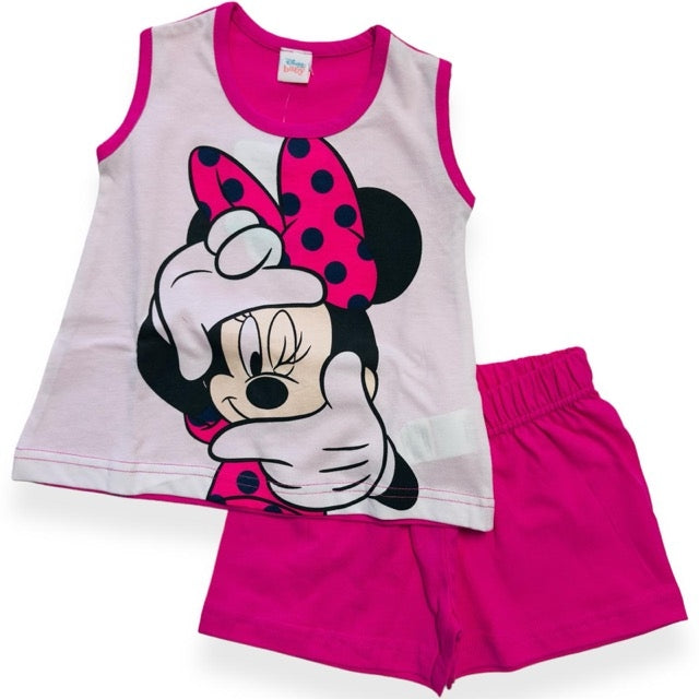 Completo Disney Minnie 100% Cotone